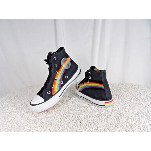 Converse Unisex Kids Chuck Taylor All Star 365810C Black Sneaker Shoes Size 13.5 - Picture 1 of 8